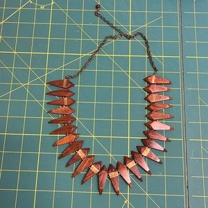 Noonday collection wood necklace